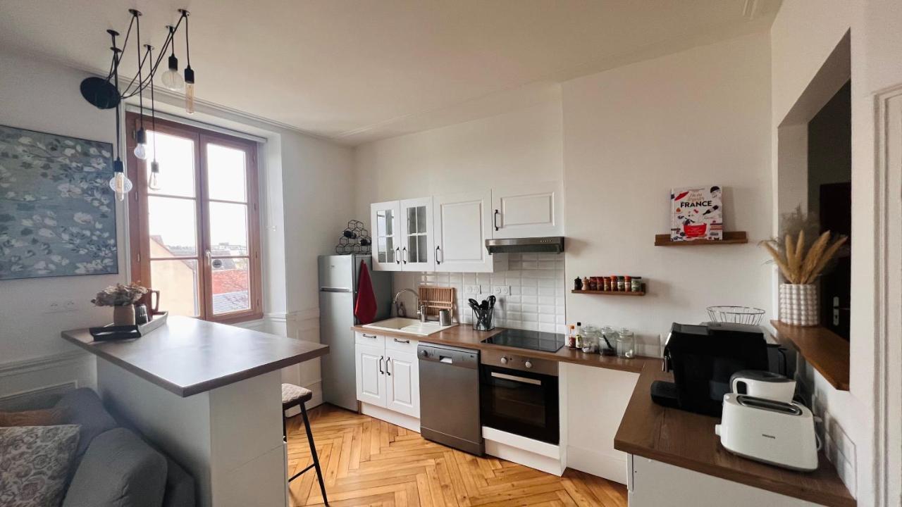 Charmant Appartement Plein Centre Ville - Parking Prive Auxerre Zewnętrze zdjęcie