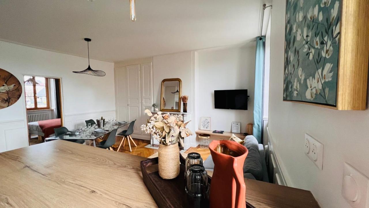 Charmant Appartement Plein Centre Ville - Parking Prive Auxerre Zewnętrze zdjęcie